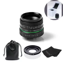 New green circle 35mm APS-C CCTV camera lens For Fujifilm X-E1,X-Pro1 with C-FX adapter ring +bag +gift +big box free shipping