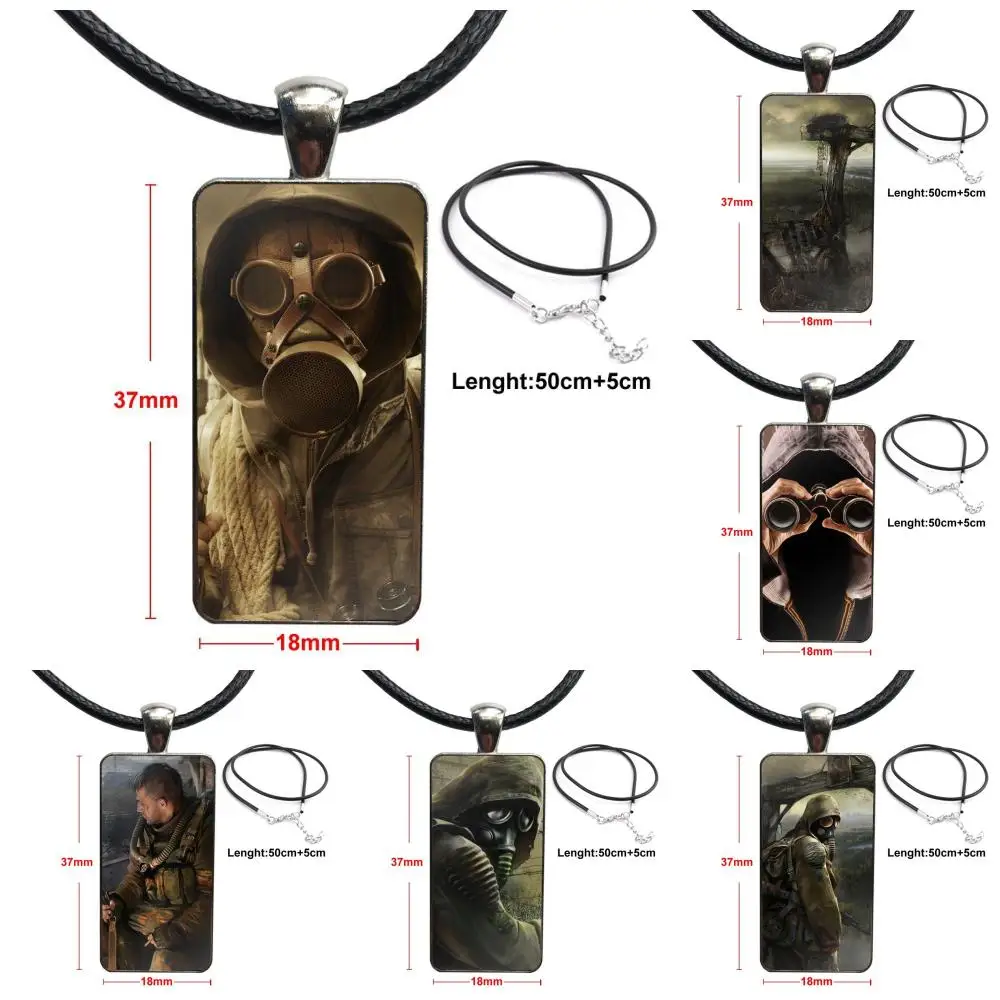 

S..a.l.k.e.r Stalker For Men Women Gift Fashion Necklace Handmade Rectangle Shape Choker Necklace Jewelry Multi Designs