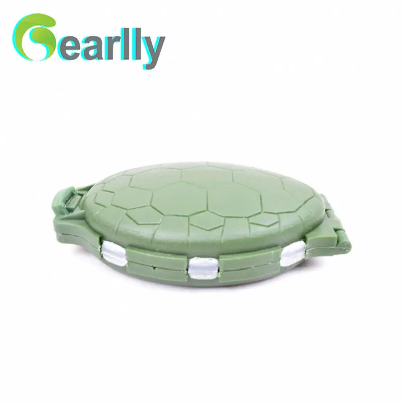 12 compartiments boîtes de pêche écologiques en forme de tortue leurre appât boîte de rangement boîte conteneur carpe accessoires de pêche