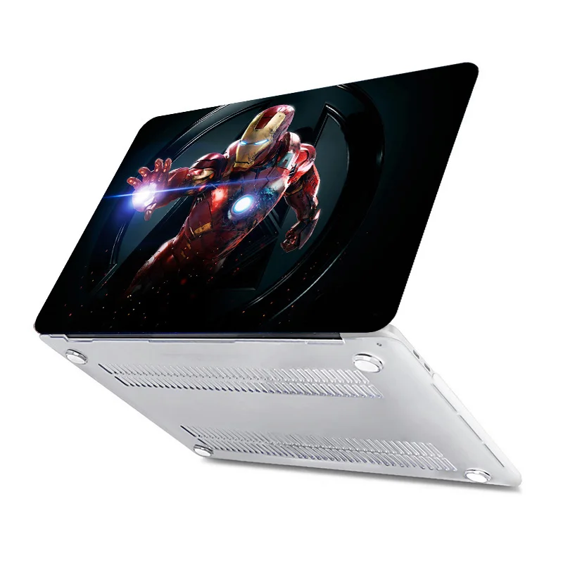 Новый жесткий чехол для ноутбука + клавиатуры Apple Macbook Air 11 13 Pro Retina Touch Bar & ID 6 12 3 15 4