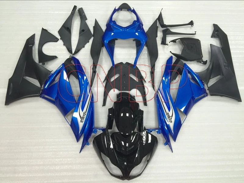 

Fairings Zx6r 2009 - 2012 Blue Black Motorcycle Fairing for Kawasaki Zx6r 2010 Fairings Zx6r 2009 no paint