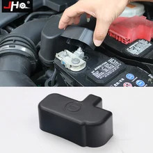 JHO Hood Engine Battery Negative Protective Cover Cap For Ford Explorer 2011 2012 2013 2014 2015 16 17 18 Car Accessories Black