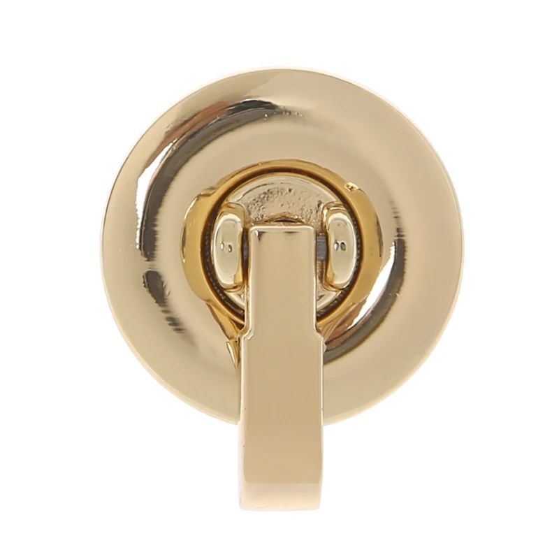 4Colors Metal Round Shape Clasp Turn Lock Twist Lock for DIY Handbag Bag Purse Hardware - Цвет: Золотой