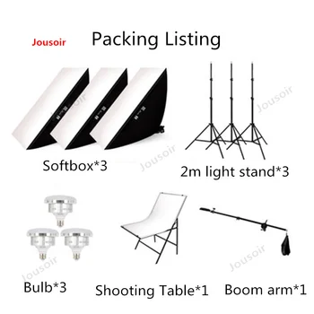 

85W photographic lamp photo fill lamp Shooting table led small studio set still life professional photo CD50 T03