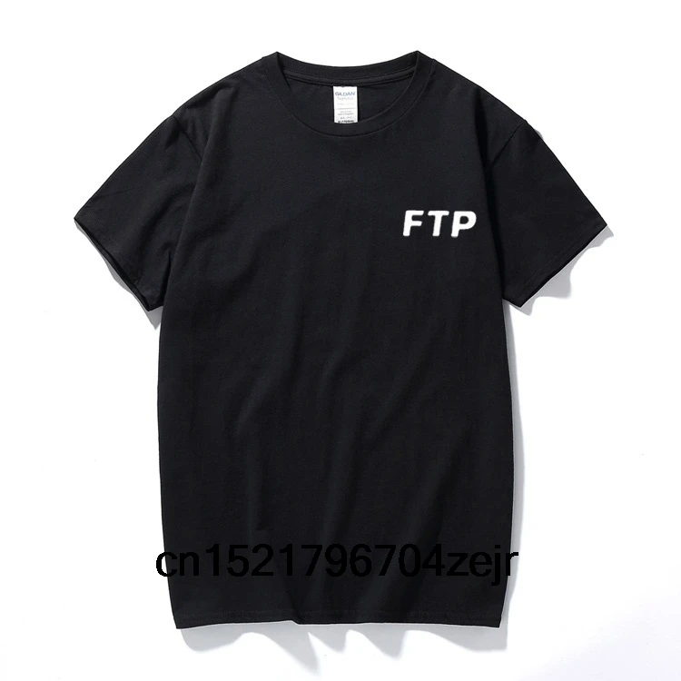 

Men T shirt FTP Round Neck Loose funny t-shirt novelty tshirt women