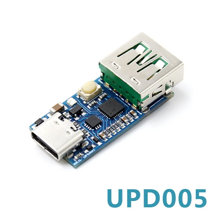 WEB-UPD005 PD DC decoy PD2.03.0 Быстрая зарядка триггер QC4+ озвучка HID Программирование