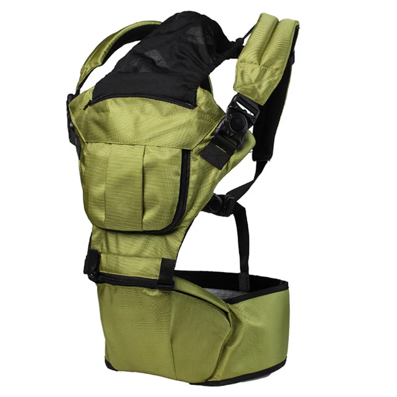 Mommore Baby Carrier Seat детский слинг рюкзак обертывание слинг для путешествий младенца детский Хипсит Перевозчик фронтальная сторона - Цвет: green