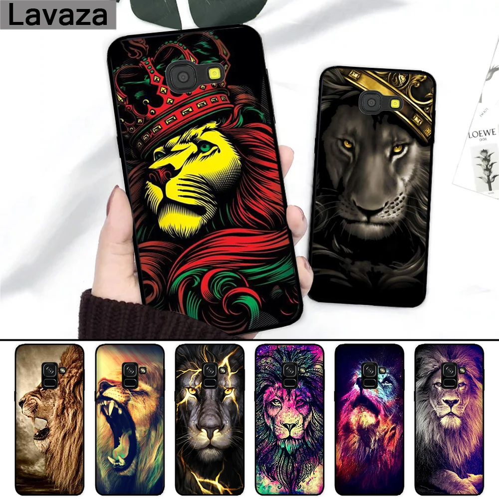 

Lavaza Majestic Lion Portrait Upscale Silicone Case for Samsung A3 A5 2016 2017 A6 Plus A7 A8 A9 A10 A30 A40 A50 A70 J6 2018
