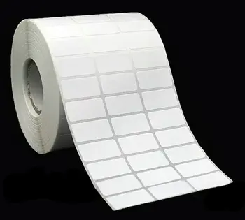 

5 Rolls Thermal Label Sticker 25*10mm, 3 Rows 6000pcs/roll For Most of Thermal Label Printers