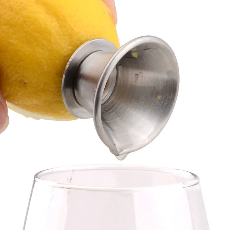 Stainless Steel Silver Lemon Juicer Manual Squeezers Lime Press Orange