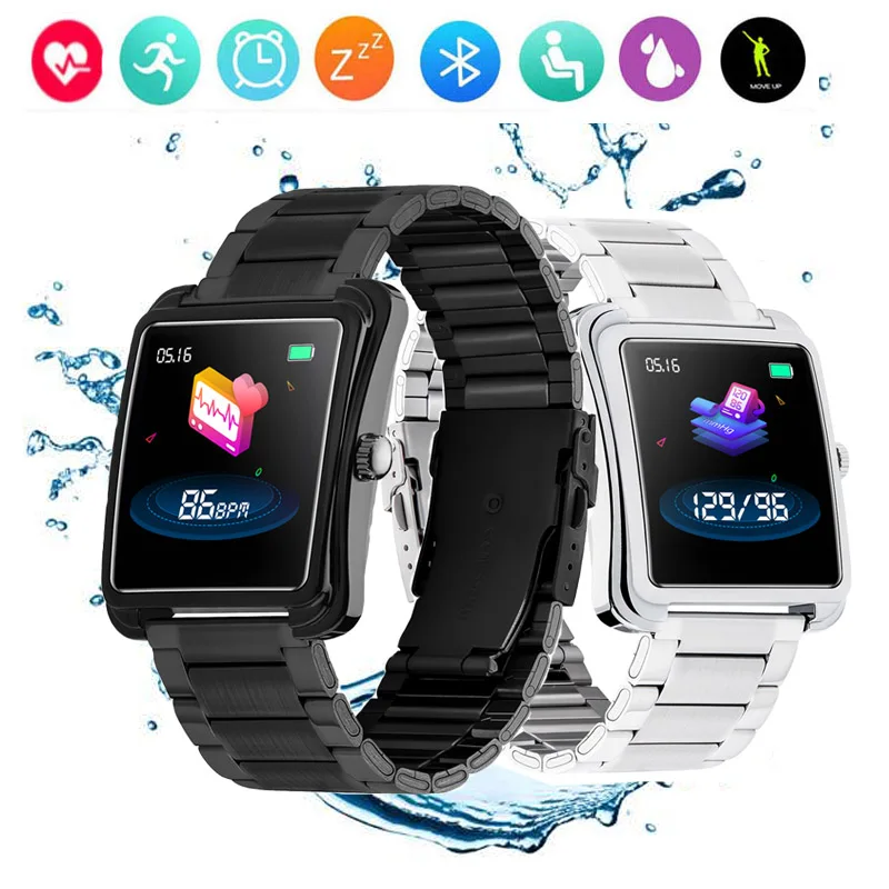 Men Smart Watch V60 Women Heart Rate Monitor Blood Pressure Fitness Tracker Smartwatch Sport Smart Alarm Watch For IOS Android