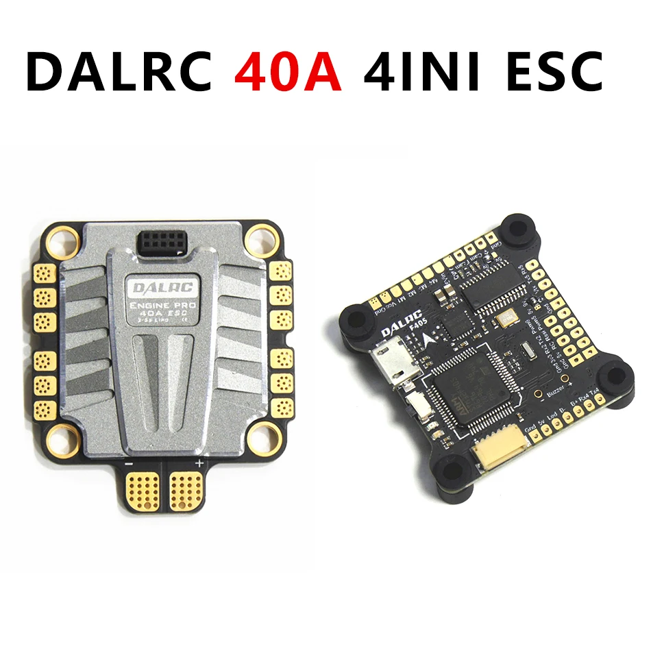 DALRC Rocket 40A 4 в 1 ESC 3 S-6 S Blheli_32 ESC поддержка Dshot1200 Multishot бесщеточный ESC& DALRC F405 двойной контроллер полета