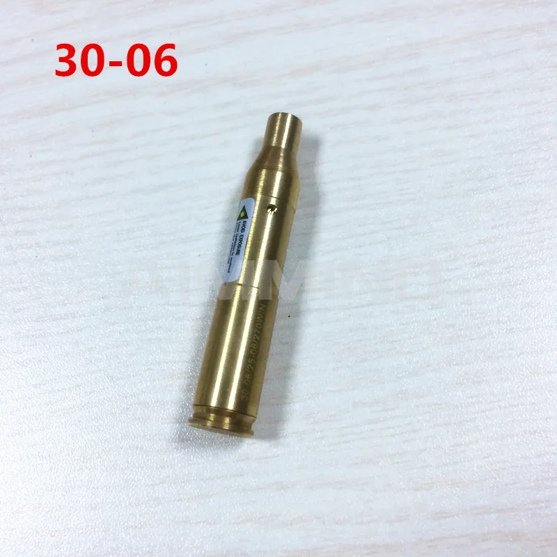 Зеленый Регулируемый Красный Лазерный Boresighter CAL.30-06 30-30. 223 картридж Тактический Диаметр Sighter Регулировка Видимый лазер красный лазер Охота - Цвет: Зеленый