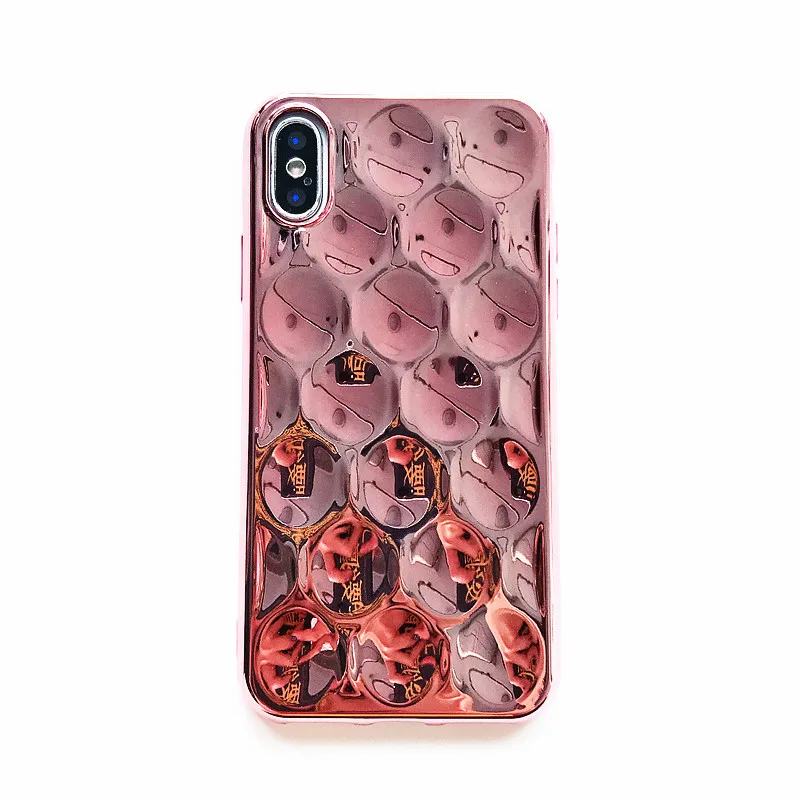 Чехол KASONPAI для телефона с покрытием из розового золота iphone X чехол 7 6S 6 8 Plus