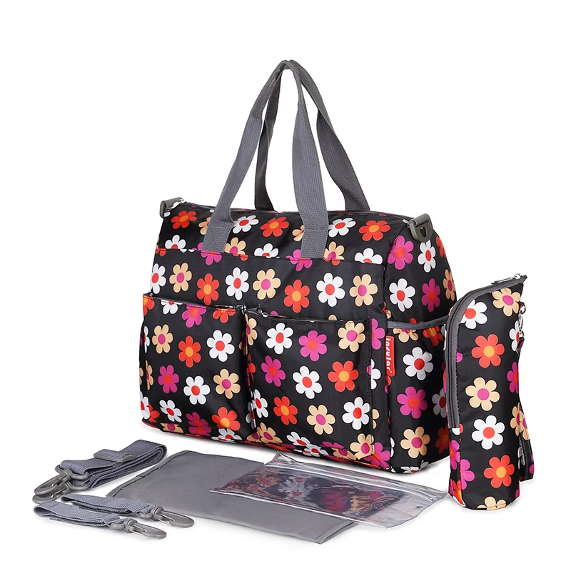 colorful diaper bag