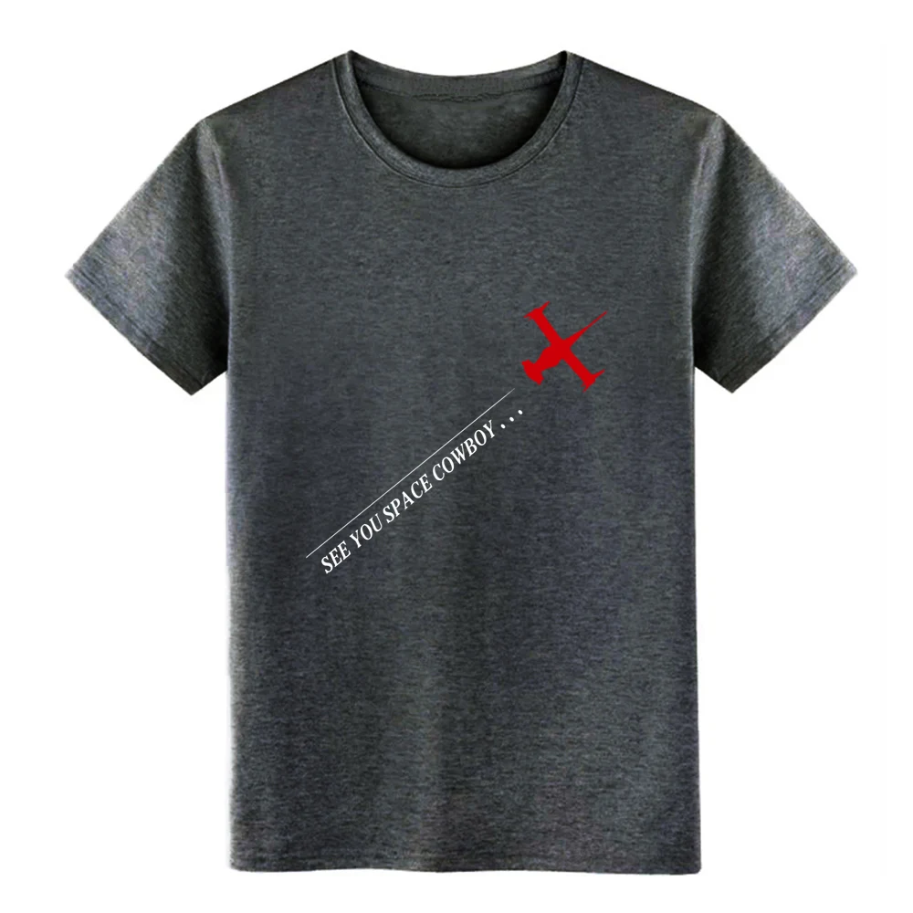 Cowboy Bebop t shirt Knitted tee shirt round Neck male Crazy New Fashion Spring Autumn Letters shirt