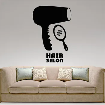 

2018 Neymar Wall Stickers Barbershop Hairdresser Hair Salon Vinyl Wall Sticker Decor Removable Home Waterproof Decal # M279