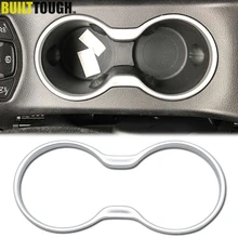 Для Jeep Compass хромированный держатель для стакана воды для напитков центральная консоль объемная Крышка отделка ободок вставка литье автомобиля Стайлинг