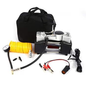 

Local Fast Shipping DC 12V 150PSI Portable Mini Air Pump Car Tyre Inflator Compressor 35L/Min Tool with 290cm / 114.17" Cable