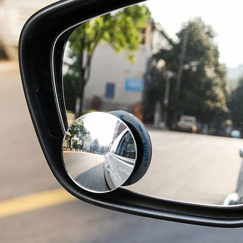 

Round HD Glass Blind Spot Mirror 360 Degree Wide Angle Convex Rear View Mirror Auto Truck Motor Parking Rearview Mirror 2Pcs