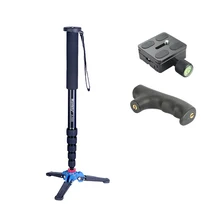Manbily A-666 Портативный Профессиональные алюминиевые 6 раздел штатив-монопод для DSLR-камеры монопод для Canon Nikon sony DSLR DV