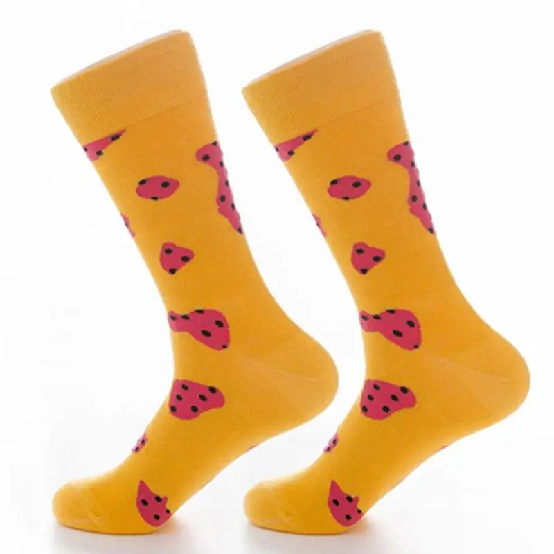 Mens Funny Socks Harajuku Cartoon Animal Puppy Dog Deer Casual Cotton Socks For Christmas Gift Creative Unisex Men Socks