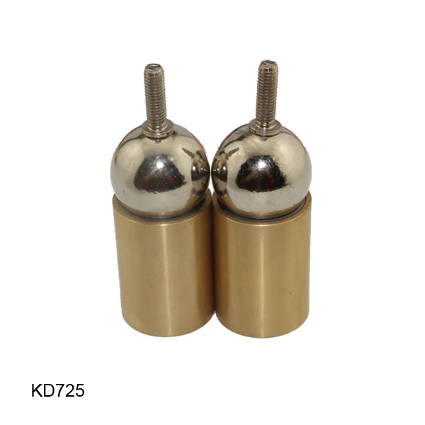 KD725 3d printer socket connection Steel ball Brass rod end with thread hole permanent universal magnetic ball joint  (3)