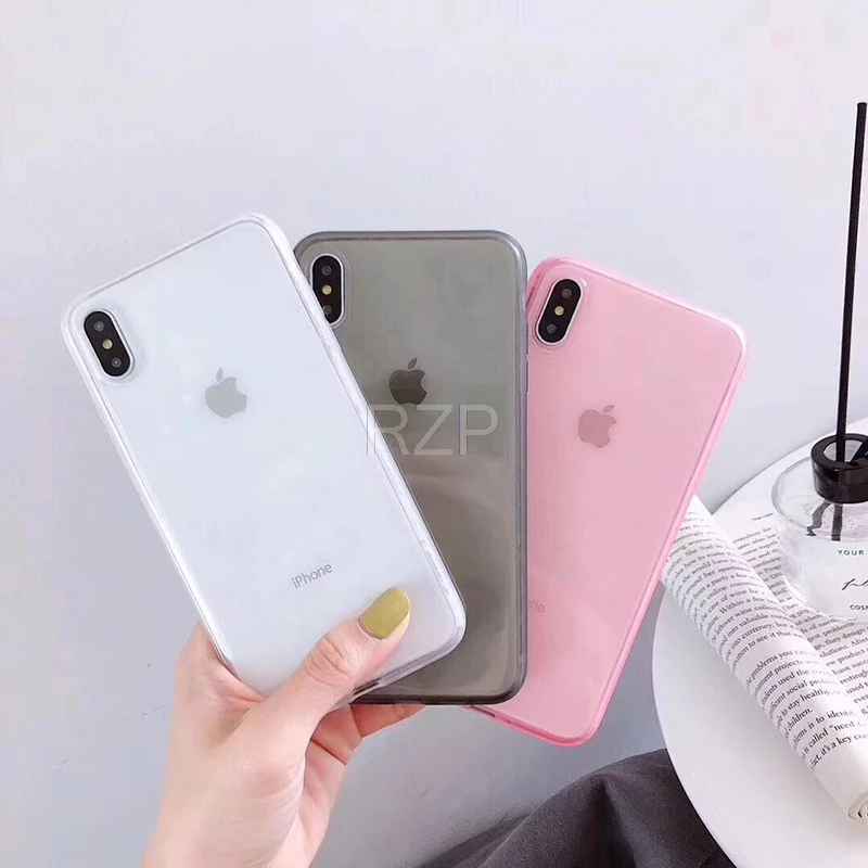 Чехол RZP для телефона iPhone 6 s 7 XR Xs 11 Pro Max чехол бампер Apple 8 Plus защитный чехол|Бамперы|
