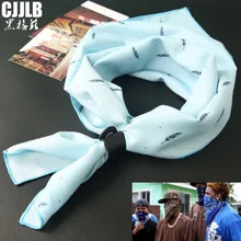 Унисекс Cravat Новая мода Горячая Хип Хоп снежинка череп женский Принт повязка на голову для мужчин крутой шарф квадратная маска бандана аксессуары для волос