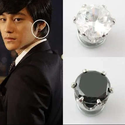 7mm Cz Earrings Magnetic Model No Suction Hole Stud 7mm Cz Earrings Magnetic Model No Suction Hole Stud 36pair Lot Free