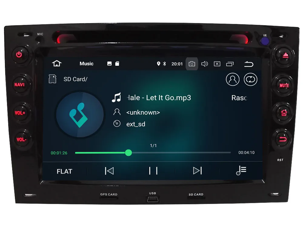 Discount 7" Octa Core 4G Android 8.1 4GB RAM 64GB ROM BT Car DVD Player Radio Stereo Head Unit GPS Glonass For Renault Megane 2 2003-2010 2