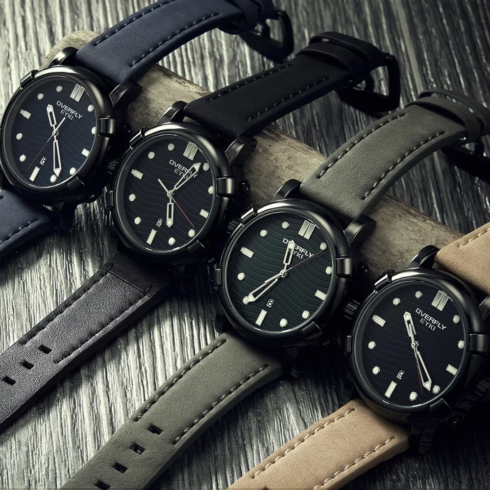 EYKI Sport Watches Waterproof Men Watches Military Men's Watch Calendar Trend Male Luminous Pointer Quartz Wristwatch Clock 