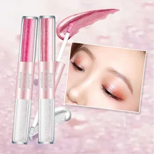 

Beauty Makeup Glitter Long-lasting Waterproof Glitter Shimmer Metal Texture Pigment Makeup Liquid Double head Eye Shadow