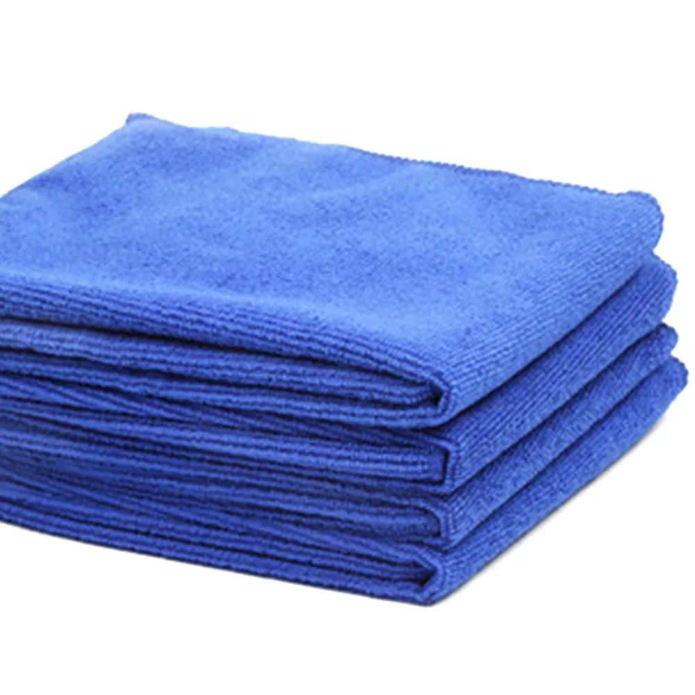 Общее использование 30*30 микрофибра Абсорбирующая Чистка автомобиля детализация мягкие ткани мытье полотенец губки одежда и кисти без