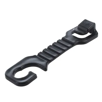 

Black Plastic Pot Hooks for Car Seat Headrest Backrest