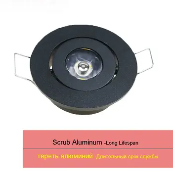 

2018 20pcs/lot Led Spot Light 1w 3w Mini Downlight Cabinet Lamp Include Driver Ac85-265v Aluminum Body For Home Living Dinin