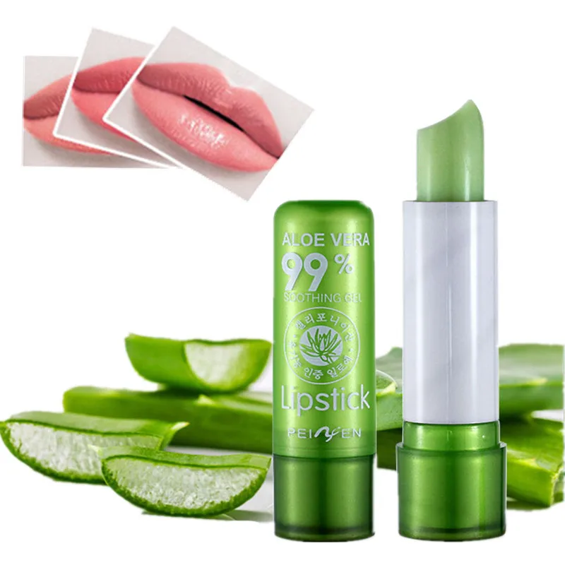 1PC Moisture Melt Lip Balm Long Lasting Change Color lipstick Aloe