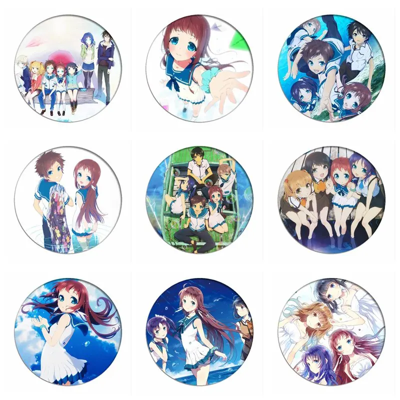 Брошь Nagi no Asukara Значки для косплея Mukaido Manaka Icon Sakishima Hikari Коллекция сумок