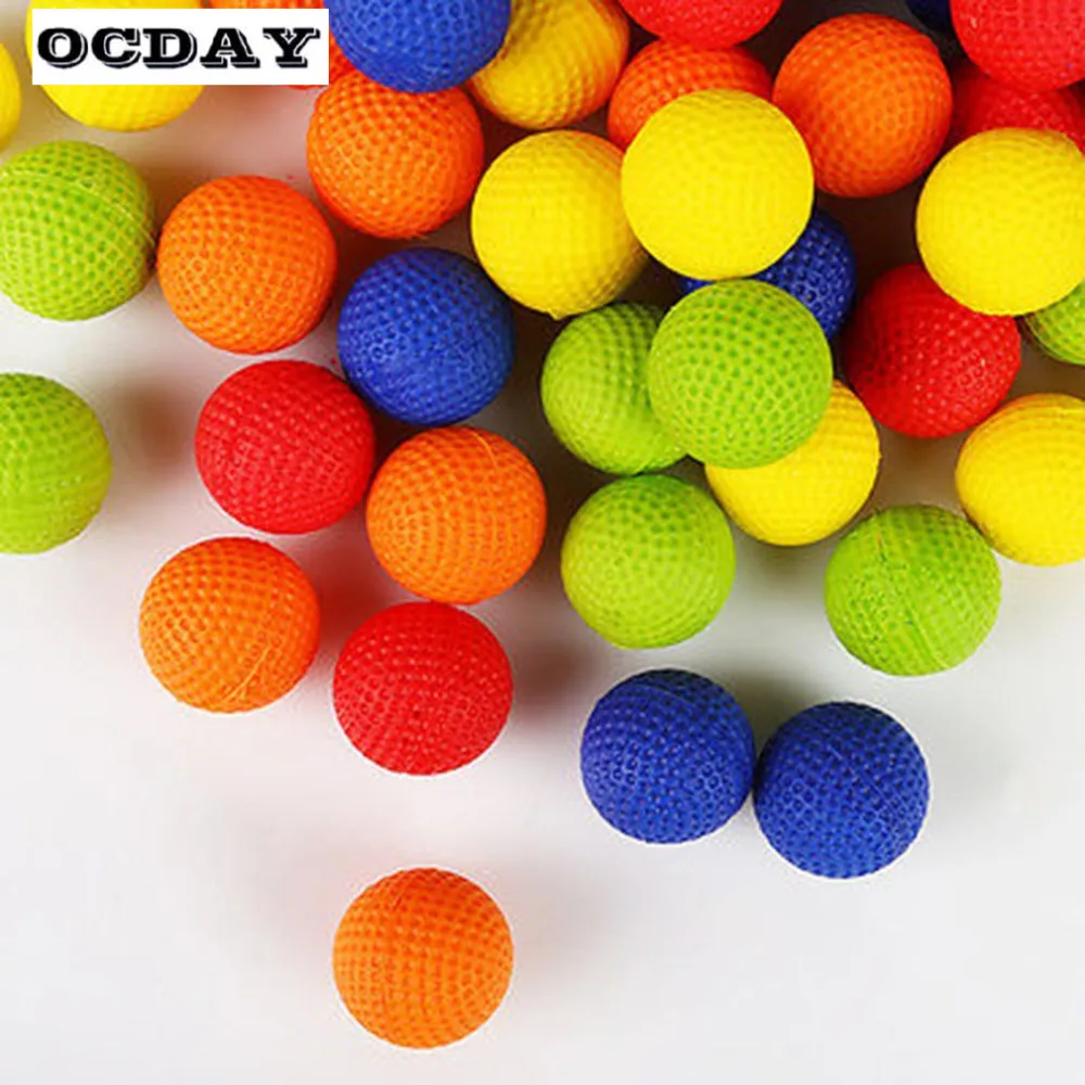 100pcs Refill Bullet Balls for Kids Rifle Toy Gun Foam Bullet Balls Replacement Compatible For