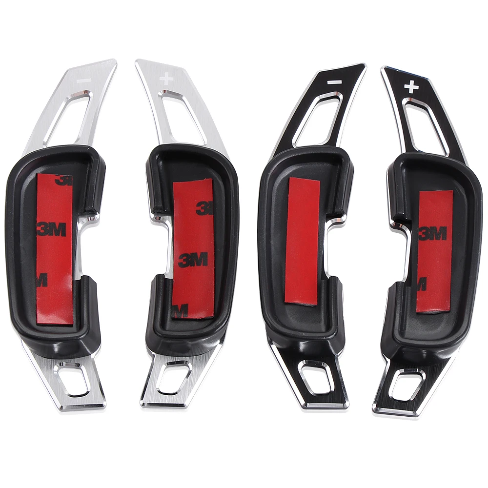 2pcs Steering Wheel Dsg Paddle Extension Shifters Shifter Sticker Cover