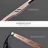 KINGSEVEN Brand New Design Aluminum+Walnut Wooden Handmade Sunglasses Men Polarized Eyewear Accessories Sun Glasses For Women ► Photo 3/6