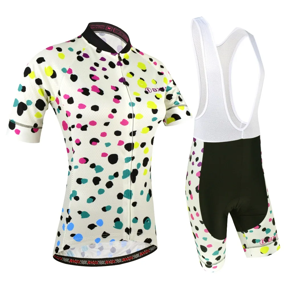 

Summer Cycling Jersey Set Pro Team Cycling Clothing For Women Maillot Ciclismo Short Sleeve Bicycle Clothes BXIO Bike Jersey 191