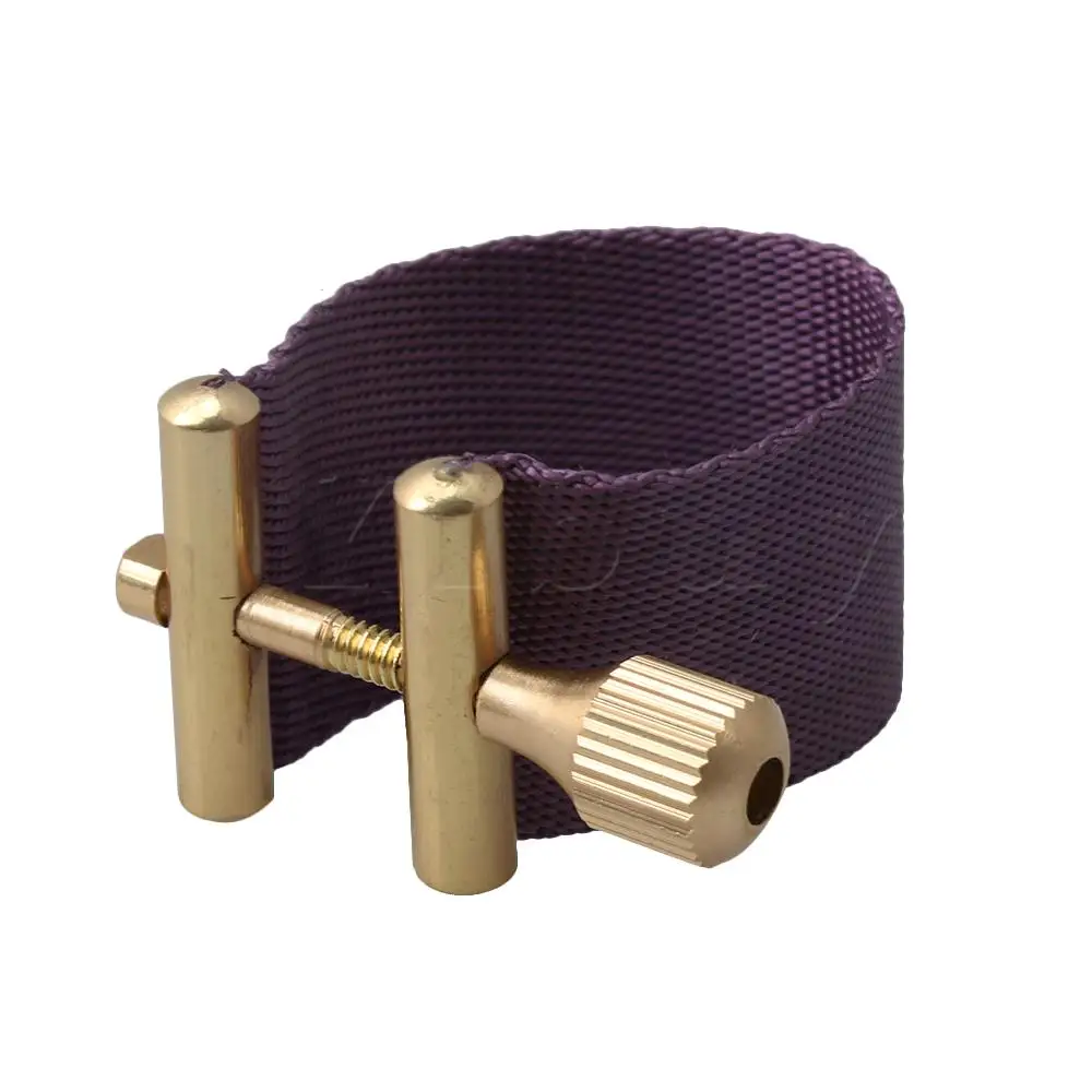 

Yibuy Sax Ligature Clips Clamp for Baritone Saxophone Rubber Mouth Piece Head