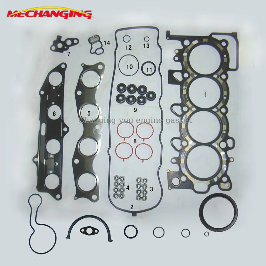 

L15A1 FOR HONDA JAZZ II (GD) OR CITY Saloon 1.5 FF Metal Engine Part Engine Rebuilding Kits Engine Gasket 06110-REB-Z00 50275300