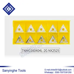 Бесплатная доставка, Высокое качество 50 шт./лот tnmg160404l-2g NX2525/tnmg160404r-2g NX2525 cnc карбида обращаясь вставками