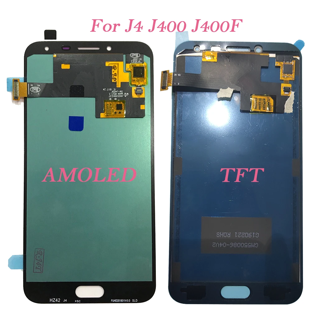 ЖК-экран AMOLED для Samsung Galaxy J400 J400F J400G сенсорный экран дигитайзер ЖК-дисплей J4 сборка