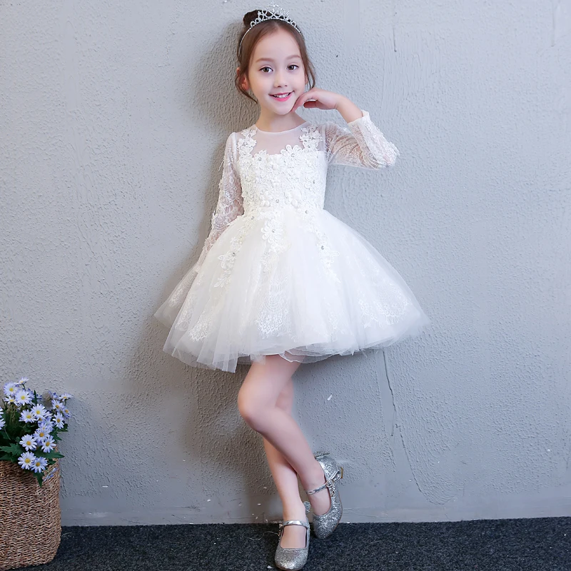 2018 winter baby girl floral dress kids party wedding pageant formal long sleeve prom princess tutu lace mesh dresses girls 2018 winter baby girl floral dress kids party wedding pageant formal long sleeve prom princess tutu lace mesh dresses girls