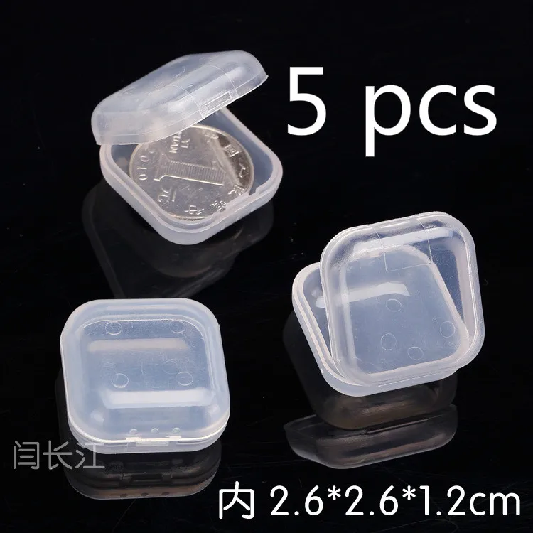 

5 Pcs Per Set Transparent Plastic BoxChip Packaging Box With A Small Box With A Small Box 3015