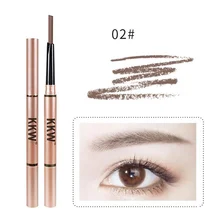 Карандаш для бровей, косметика, красивая, естественная кисть для бровей, двойная, водонепроницаемая, многоцветная, заправка, портативная, долговечная