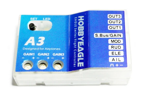 HOBBYEAGLE A3 New Version Fixed Wing Flight Control 3 Axis Gyroscope